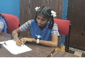 Student participating in a RHEMA training session